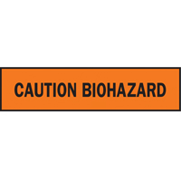 Barricade Tape, English, 3" W x 1000' L, 3.5 mils, Black on Orange Stor-it Systems