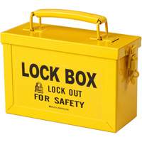 Coffret de s&eacute;curit&eacute; de groupe, Jaune Stor-it Systems
