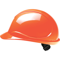 Casque de sécurité, Suspension Rochet, Orange haute visibilité SAI603 | Stor-it Systems