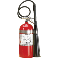 Aluminum Cylinder Carbon Dioxide (CO2) Fire Extinguishers, BC, 10 lbs. Capacity SAJ099 | Stor-it Systems