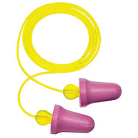 E-A-R No-Touch Foam Earplugs, Pair - Polybag, Corded Stor-it Systems