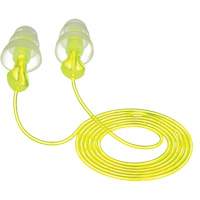 Bouchons d'oreilles r&eacute;utilisables &agrave; trois brides E-A-R, Avec cordon, Vrac - Sac en poly, 26 dB NRR, Taille unique Stor-it Systems
