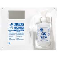 Poste de douche oculaire - Poste simple a/bouteille vide Stor-it Systems