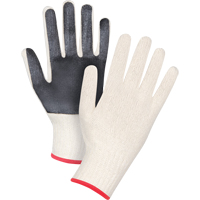 Gants en tricot &agrave; paume enduite, Poly/coton, Un c&ocirc;t&eacute;, Calibre 7, Petit Stor-it Systems
