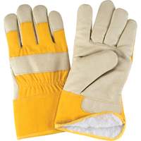 Gants d'ajusteur doubl&eacute;s pour l'hiver, Grand, Paume en Cuir fleur de porc, Doublure en Boa Stor-it Systems
