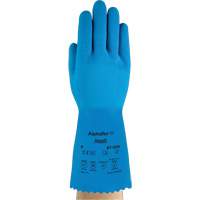 Gants AlphaTec 87-029, Taille Petit/7, 12" lo, Latex de caoutchouc, Doublure en Nylon, 50 mils Stor-it Systems