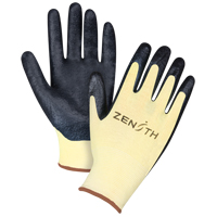Gants r&eacute;sistants &agrave; la coupe avec prise sup&eacute;rieure, Taille Grand/9, Calibre 13, Rev&ecirc;tement Mousse de nitrile, Enveloppe en Aramide, ANSI/ISEA 105 niveau 3/EN 388 niveau 5 Stor-it Systems