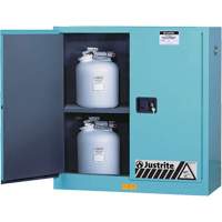 ChemCor&reg; Lined Acid/Corrosive Storage Cabinets, 30 gal., 43" x 44" x 18" Stor-it Systems