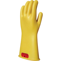 Gants isolants en caoutchouc naturel jaune, ASTM classe 0, Taille 8, 14" lo Stor-it Systems