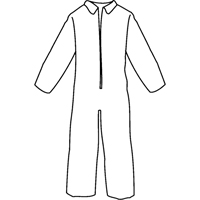 Pyrolon<sup>®</sup> Plus 2 Disposable FR Coveralls, Small, Blue, FR Treated Fabric SN339 | Stor-it Systems