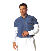 Manchettes, Longueur de 18", Tyvek 400, Blanc Stor-it Systems