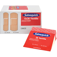 Syst&egrave;mes de distribution de bandages Salvequick - recharges st&eacute;riles, Rectangulaire/carr&eacute;e, Tissu, St&eacute;rile Stor-it Systems