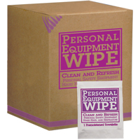 Personal Equipment Wipes, 100 Wipes, 8-3/16" x 5-1/4" SAY553 | Stor-it Systems