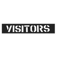 Parking Lot Stencils, English, 12" Stor-it Systems