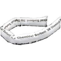 Chemical Sorbent Mini-Boom, Chemical, 4' L x 3" W, 12 gal. Absorbancy, 12 /Pack SB775 | Stor-it Systems