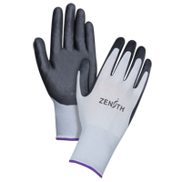 Gants l&eacute;gers enduits et respirants, 6/T-petit, R&ecirc;vetement Mousse de nitrile, Calibre 13, Enveloppe en Polyester Stor-it Systems