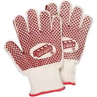 Red Brick<sup>®</sup> Reversible Terrycloth Gloves, Cotton, Double Sided, 10 Gauge, Small SCG882 | Stor-it Systems