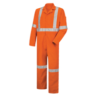 Hi-Visibility Coveralls , Men's, Orange, Size 38 Stor-it Systems