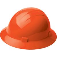 ERB Liberty<sup>®</sup> Full Brim Type 2 Safety Cap, Ratchet Suspension, High Visibility Orange SDL929 | Stor-it Systems