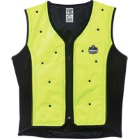 Vestes refroidissantes &agrave; &eacute;vaporation s&egrave;che Chill-Its 6685, Moyen, Jaune lime haute visibilit&eacute; Stor-it Systems