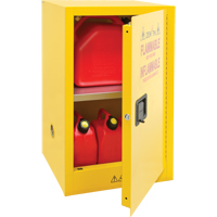 Flammable Storage Cabinet, 12 gal., 1 Door, 23" W x 35" H x 18" D Stor-it Systems