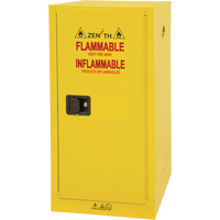 Flammable Storage Cabinet, 16 gal., 1 Door, 23" W x 44" H x 18" D Stor-it Systems