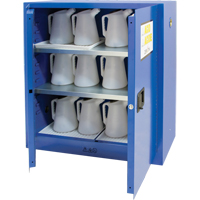 Corrosive Liquids Cabinet, 30 gal., 43" x 44" x 18" Stor-it Systems