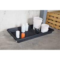 Plateaux Ultra-Utility Trays, 12" lo x 48" la x 4,75" h, Cap. de d&eacute;versement 12 gal. Stor-it Systems
