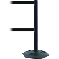 Poteau receveur robuste &agrave; ligne double, Hauteur de 38", Rouge Stor-it Systems