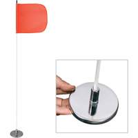 Light-Duty Safety Whips, Window Mount, 5' High, Orange SDP030 | Stor-it Systems