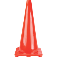 C&ocirc;nes de signalisation, 28", Orange Stor-it Systems