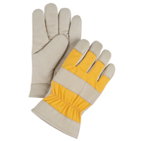 Premium Winter-Lined Work Gloves, Medium, Grain Pigskin Palm, Foam Fleece Inner Lining Stor-it Systems