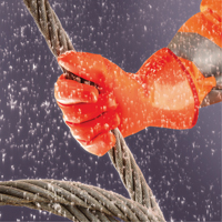 Gants Polar Grip 23-700, 9/Grand, R&ecirc;vetement PVC, Enveloppe en Nylon Stor-it Systems
