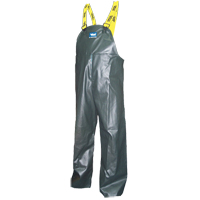 Journeyman&reg; Bib Pants, 4X-Large, Polyester/PVC, Green Stor-it Systems