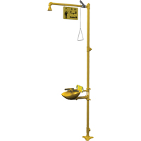 Combinaison de douche d'urgence & douche oculaire Halo Stor-it Systems