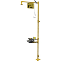 Halo Combination Emergency Shower & Eyewash Station Stor-it Systems