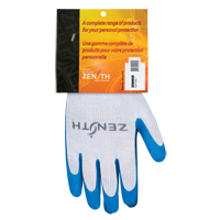 Gants enduits tricot&eacute; sans couture en caoutchouc naturel, 7, R&ecirc;vetement Latex de caoutchouc, Calibre 10, Enveloppe en Polyester/Coton Stor-it Systems