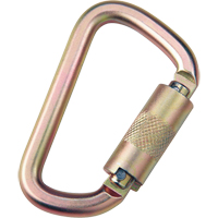Anchorage Connecting Carabiner, Steel, 420 lbs. Capacity SEB926 | Stor-it Systems