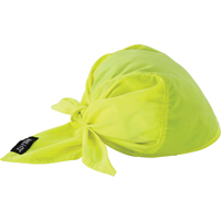 Chill-Its&reg; 6710CT Cooling Triangle Hats, High Visibility Lime-Yellow Stor-it Systems