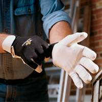 Gants antivibrations Air Glove, Taille Moyen, Paume Cuir perl&eacute; Stor-it Systems