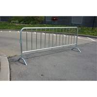 Barri&egrave;re portative, Emboîtables, 102" lo x 40" h, Argent Stor-it Systems