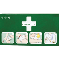 Cederroth 4-in-1 Bloodstopper, 9" L x 5-1/2" W Stor-it Systems