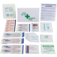 Trousses de premiers soins promotionnelles, Dispositif m&eacute;dical Classe 1, Portefeuille Stor-it Systems