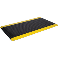 WD Deck Plate Mats, Diamond, 2' x 3' x 5/8", Black/Yellow, Sponge Stor-it Systems