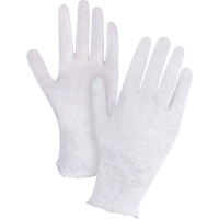 Lightweight Inspection Gloves, Poly/Cotton, Unhemmed Cuff, Ladies SEE783 | Stor-it Systems