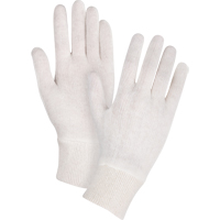 Mediumweight Inspection Gloves, Poly/Cotton, Knit Wrist Cuff, Ladies SEE789 | Stor-it Systems