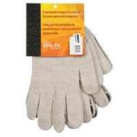 Gants tricot&eacute;s de poids lourd, Poly/coton, Un c&ocirc;t&eacute;, Calibre 7, Grand Stor-it Systems