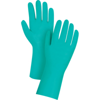 Premium Diamond-Grip Chemical-Resistant Gloves, Size Small/7, 13" L, Nitrile, 11-mil SEF222 | Stor-it Systems