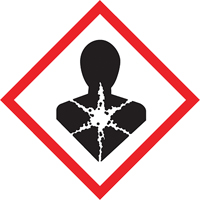 GHS Pictogram Labels, Vinyl, Roll, 4" L x 4" W Stor-it Systems