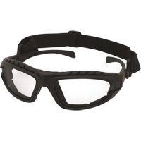 Dustdevil Black Frame Safety Glasses, Clear Lens, Anti-Fog/Anti-Scratch, ANSI Z87+/Meets/Exceeds CSA Z94.3 Stor-it Systems